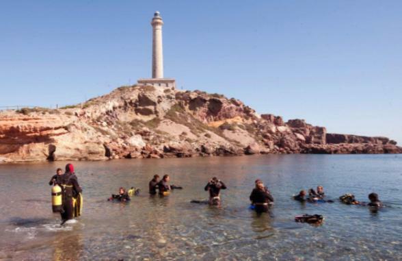 Cabo Palos Apt Salinas Marchamalo*Playa Amoladeras Cabo de Palos Exteriér fotografie